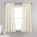 Riley Window Curtain Panel Single Ivory 54X63 - Lush Decor 21T010825