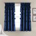 Riley Window Curtain Panel Navy Single 54X63 - Lush Decor 21T010948