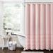 Vintage Stripe Yarn Dyed Cotton Shower Curtain Pink Single 72x72 - Lush Decor 21T011294