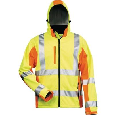 Warnschutz-Softshelljacke jim Gr.XXL gelb/orange