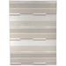 White Rectangle 2' x 3' Kitchen Mat - East Urban Home Striped Beige/Area Rug | Wayfair 2FFD07C3D8D941D088397EAFA3990501