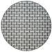 White Round 8' Area Rug - Corrigan Studio® Dareus Indoor/Outdoor Commercial Color Rug - Black, Pet & Friendly Rug. Made In USA, Area Rugs Great For , Pets, Event | Wayfair