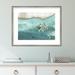 Rosecliff Heights Rocky Shores By Janet Meinke Lau Framed Wall Art Print Paper in Blue/Gray | 17 H x 21 W x 1.75 D in | Wayfair