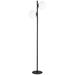 Mercury Row® Skipworth 66.75" Tree Table Floor Lamp Metal in Black | 66.75 H x 9.75 W x 9.75 D in | Wayfair 7E9AB92E73C64941B10640627403BF44