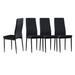 4 Pcs Modern Minimalist Dining Chair Conference Chair Dining Chair