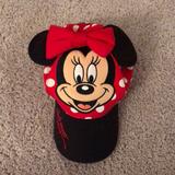 Disney Accessories | Disney Minnie Mouse Toddler Girl Hat | Color: Red | Size: Toddler (51-53cm)