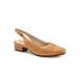 Women's Dea Woven Cap Toe Pump by Trotters in Bone (Size 7 1/2 M)