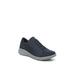 Wide Width Women's Golden Knit Sneaker by BZees in Navy Blaze (Size 7 1/2 W)