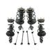 2012-2017 Toyota Camry Front and Rear Strut Coil Spring Sway Bar Link Kit - TRQ SCA67035