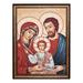 MDR Trading Inc. Holy Family - Picture Frame Painting Fabric in Blue/Brown/Red | 34 H x 26 W x 2 D in | Wayfair SC-CSF345