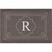 Mohawk Home Monogram Letter Indoor/Outdoor Doormat