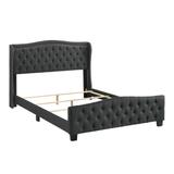 Furniture of America Sumala Modern Button Tufted Wood Panel Bed