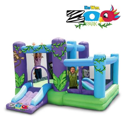 KidWise Zoo Park Inflatable Bounce House With Ball Pit