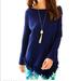 Lilly Pulitzer Sweaters | Lilly Pulitzer Ferrera Navy Sweater Sz Small | Color: Blue | Size: S