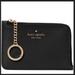 Kate Spade Accessories | Kate Spade Darcy Medium L-Zip Card Holder Black | Color: Black/Gold | Size: Medium