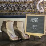 Jessica Simpson Shoes | Jessica Simpson Rose Gold Heels 8.5 | Color: Gold/Pink | Size: 8.5