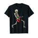 Skelett Gitarre Gitarre Skelett Gitarre Halloween Gitarre T-Shirt