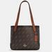 Coach Bags | Coach Horse And Carriage Dot Print Tote Bag 27 Nwt Msrp $328 | Color: Brown/Tan | Size: Os