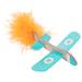 Felty Flyer Catnip & Silvervine Launcher Cat Toy, Small, Blue