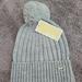Michael Kors Accessories | Michael Kors Ribbed Grey Beanie With Pom One Size Nwt | Color: Gray | Size: Os