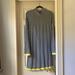 Anthropologie Dresses | Fun And Comfy Knit Dress | Color: Gray/Yellow | Size: 8