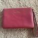 Coach Bags | Coach Leather Wristlet -Nwt | Color: Pink | Size: Os