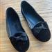 Gucci Shoes | Gucci Girl Black Velvet Ballet Bow Flats Loafers Shoes Size 29 12 | Color: Black | Size: 12g