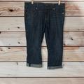 American Eagle Outfitters Pants & Jumpsuits | American Eagle Artist Crop Denim Capris Size 10 | Color: Blue | Size: 10