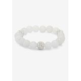 Women's Simulated Birthstones Agate Stretch Bracelet 8" by PalmBeach Jewelry in April