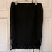 Nine West Skirts | Like New Beautiful Nine West Black Lacy Pencil Skirt Size 12 | Color: Black | Size: 12