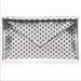 J. Crew Bags | J.Crew Stationery Clutch In Cutout Heart Silver Metallic Leather | Color: Silver | Size: Os