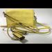 Coach Bags | Coach Authentic Soft Yellow Leather Crossbody Bag 8x5 | Color: Yellow | Size: Os