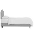 Skyline Furniture Morris Upholstered Standard Bed Upholstered in Black | 49 H x 74 W x 87 D in | Wayfair 913BEDZMPMC