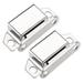 2Pcs Door Cabinet Magnetic Catch Magnet Latch Closure Stainless Steel 36mm Long - 36mm, 2pcs