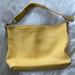 Coach Bags | Coach Yellow Leather Shoulder Bag | Color: Yellow | Size: Os