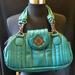 Jessica Simpson Bags | Hp Jessica Simpson Faux Leather/Gun Metal Satchel | Color: Green | Size: Os