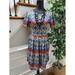 Lularoe Dresses | Lularoe Women's Multicolor Polyester Round Neck Short Sleeve Knee Length Dress M | Color: Tan | Size: M