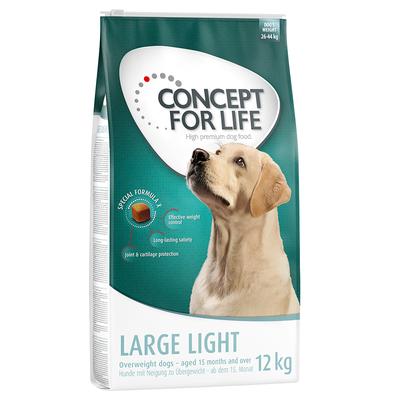 12kg Large Light Concept for Life Hundefutter trocken