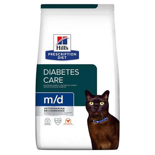 3kg Hill's Prescription Diet m/d Diabetes Care Trockenfutter für Katzen mit Huhn Katze