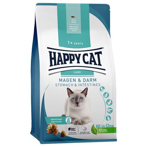 2x 1,3kg Happy Cat Care Magen & Darm Katzenfutter trocken