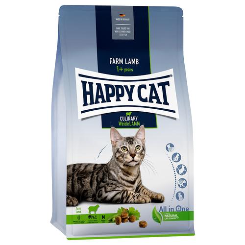 2x1,3kg Culinary Adult Weide-Lamm Happy Cat Katzenfutter trocken