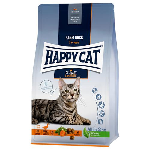 2x1,3kg Culinary Adult Land-Ente Happy Cat Katzenfutter trocken