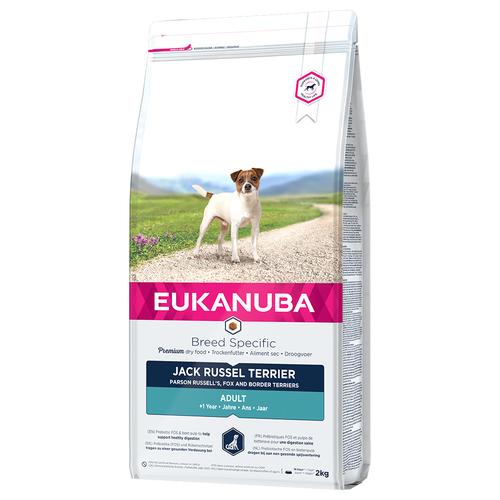 3x2kg Adult Breed Jack Russel Terrier Eukanuba Hundefutter trocken