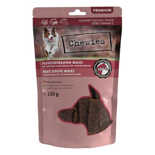 2x150g Chewies Fleischstreifen Pferd Sparpaket Ergänzungsfutter Hund