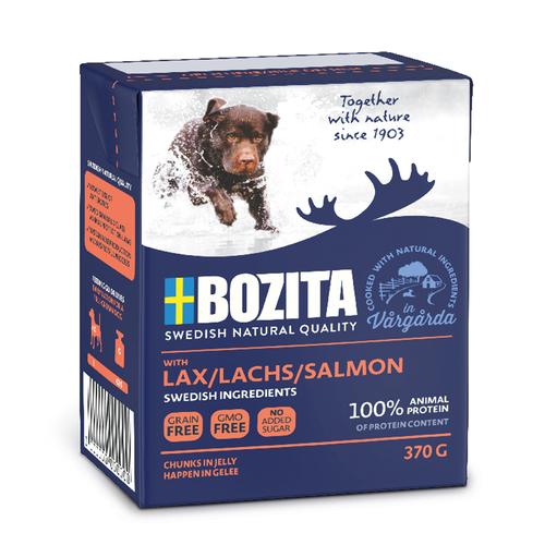 Sparpaket Bozita Häppchen in Gelee 12 x 370 g Lachs