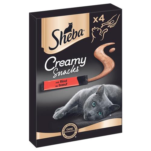 44x12g Creamy Snacks - Rind Sheba Katzensnack