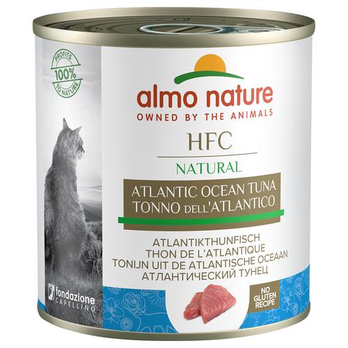 24x 280g Almo Nature HFC Natural Atlantikthunfisch Katzenfutter nass