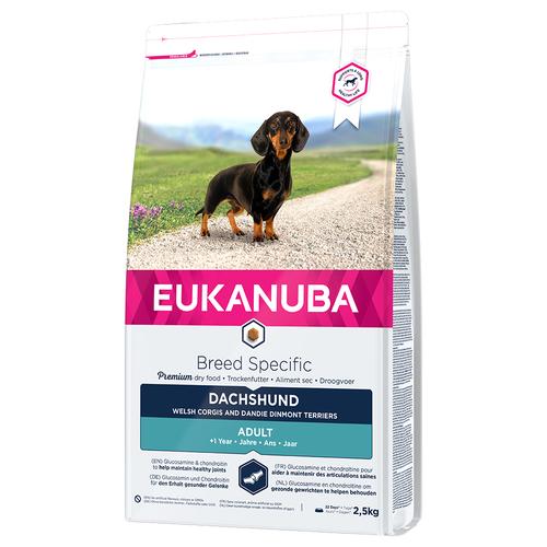 2,5kg Eukanuba Adult Breed Specific Dachshund Hundefutter