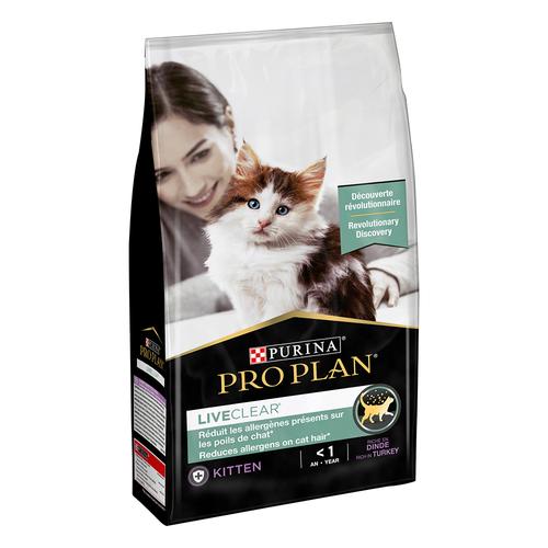 2x1,4kg PURINA PRO PLAN LiveClear Kitten Truthahn Katzenfutter zur Reduzierung von...