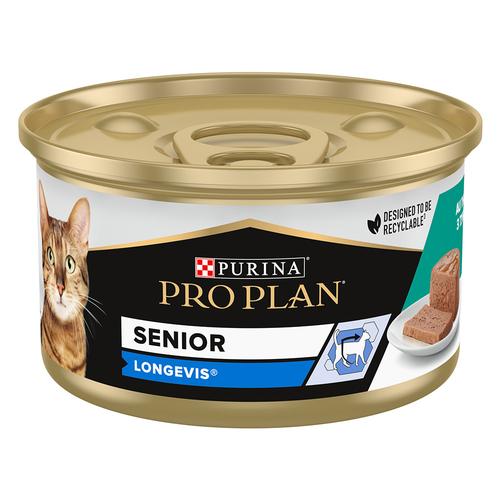 24 x 85 g PURINA PRO PLAN Cat Senior Longevis Thunfisch Katzenfutter nass